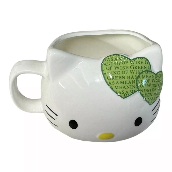 Hello Kitty RARE Green Wish Green Bow Mug - Picture 5 of 7